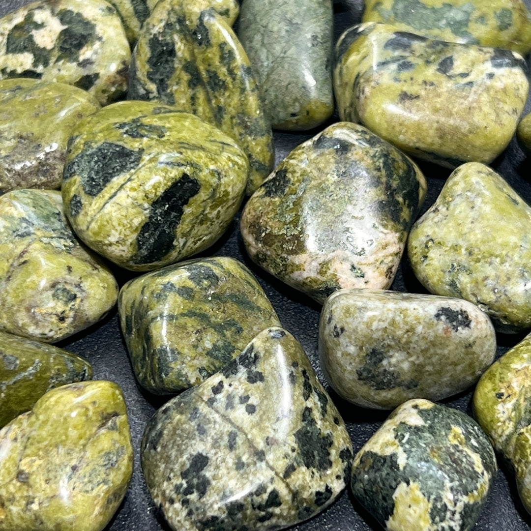 Green Nephrite Jade Tumbled (1/2 lb)(8 oz) Bulk Wholesale Lot Half Pound
