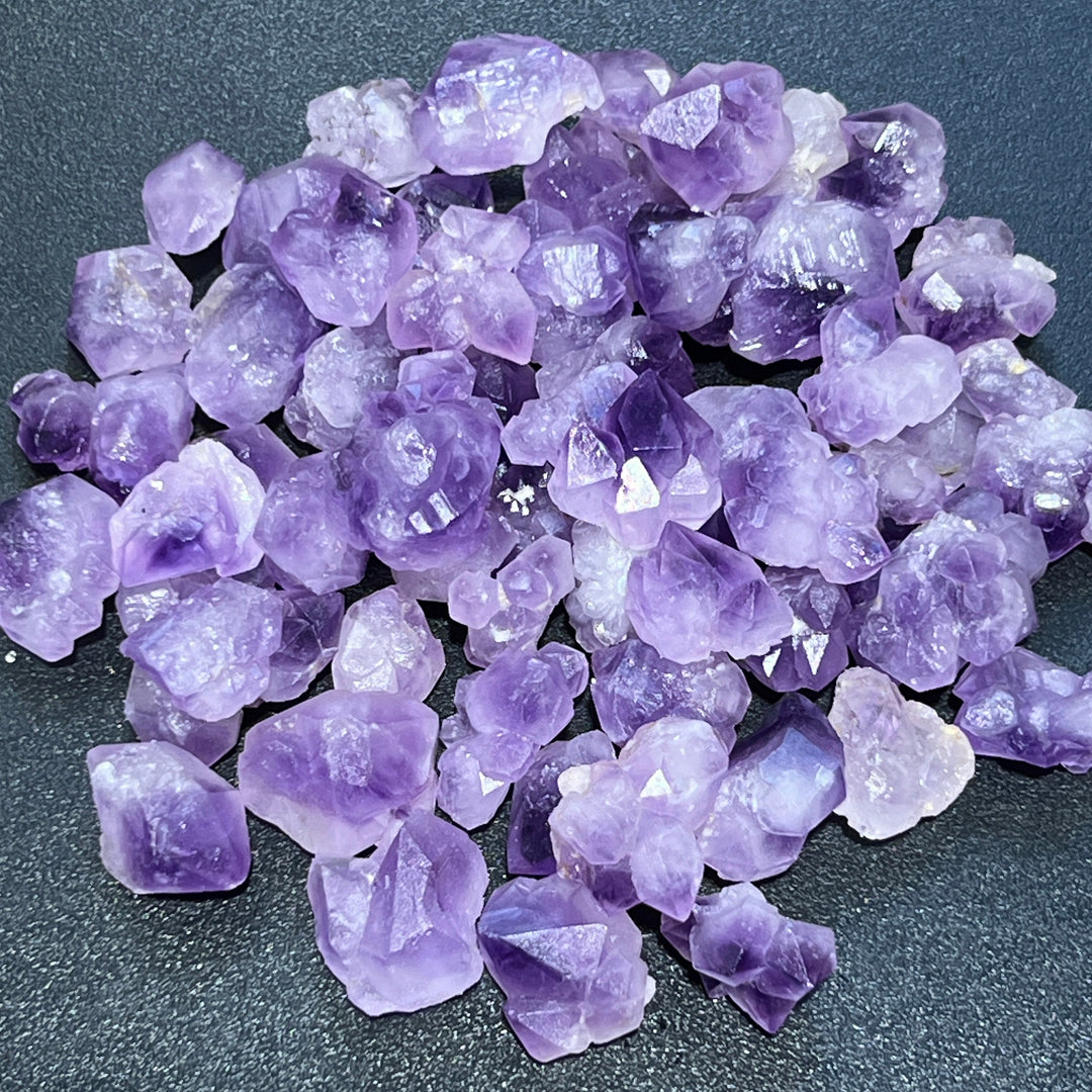 Amethyst Mini Crystal Clusters (1 Kilo)( 2.2 LBs) Bulk Wholesale Lot Raw Natural Gemstones