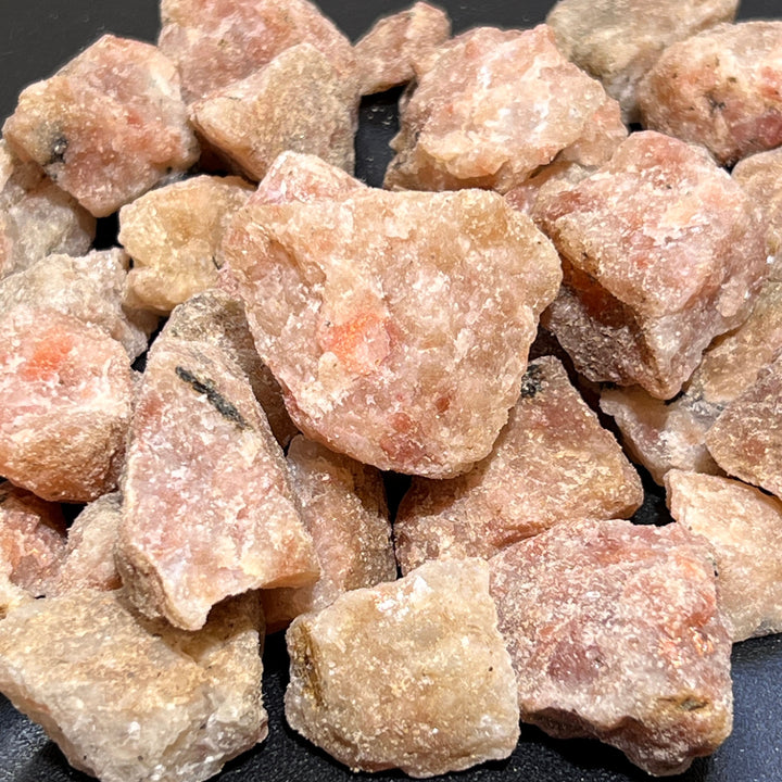 Sunstone Heliolite Rough Crystal (1 Kilo)( 2.2 LBs) Bulk Wholesale Lot Raw Gemstones