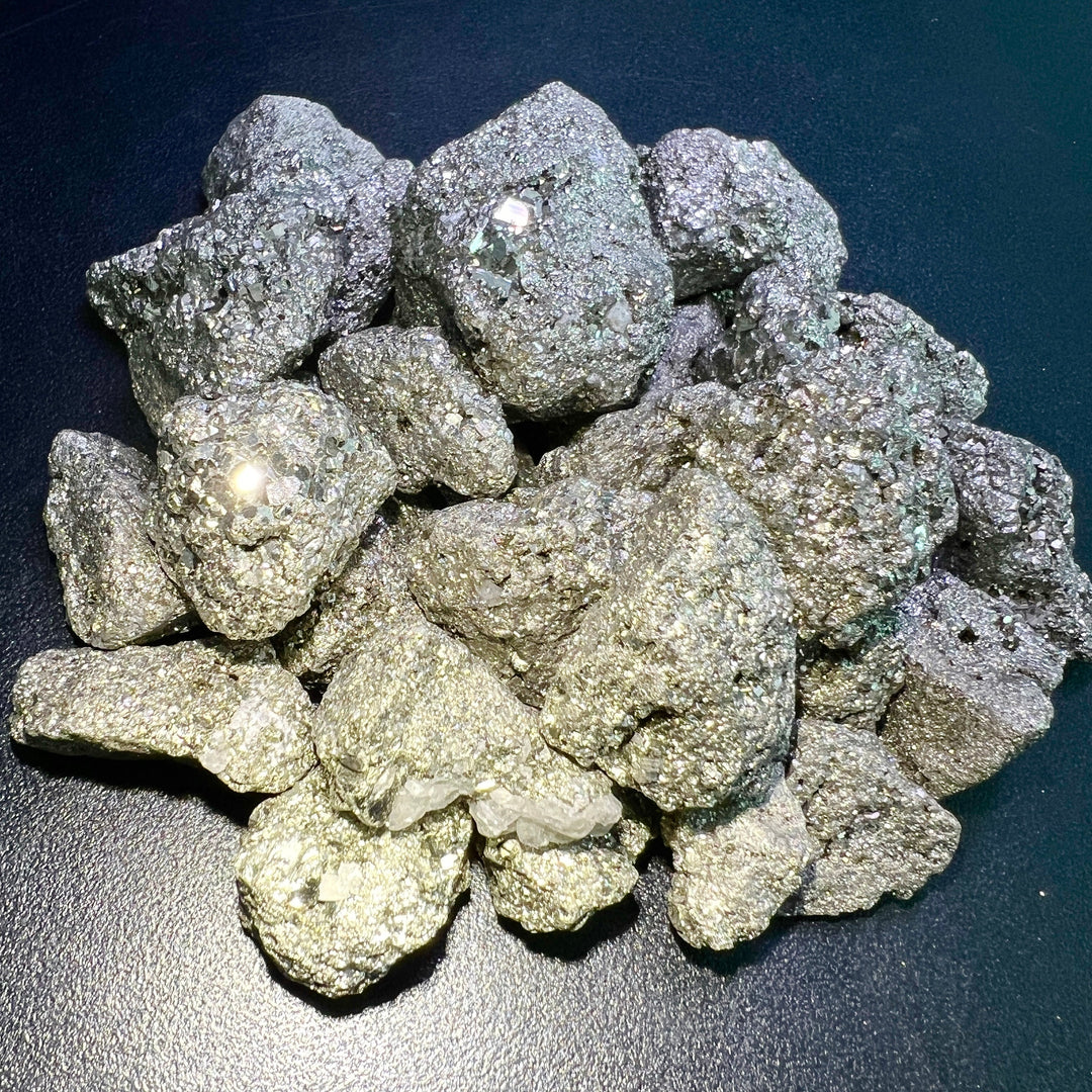 Iron Pyrite Fools Gold Crystal Druzy Nuggets Rough Raw Stones (By The Piece or Pound) Wholesale