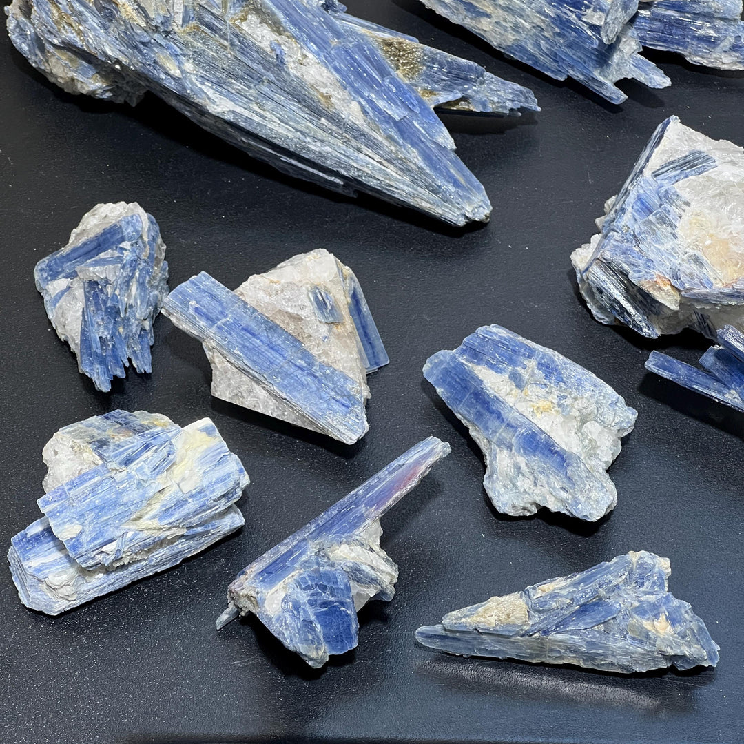 Blue Kyanite Large Crystal (By The Piece Or 1 LB) Rough Raw Clusters In Matrix Bulk Wholesale