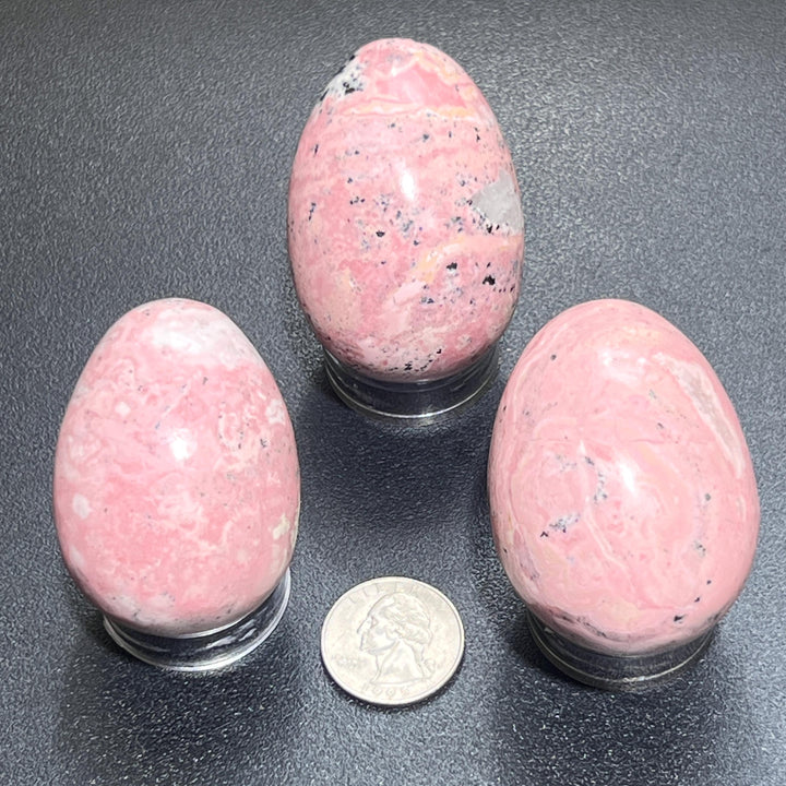 Pink Rhodonite Crystal Egg Carving Wholesale