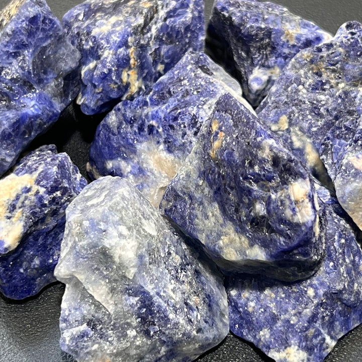 Sodalite Rough (1/2 lb)(8 oz) Half Pound Bulk Wholesale Lot Raw Gemstones