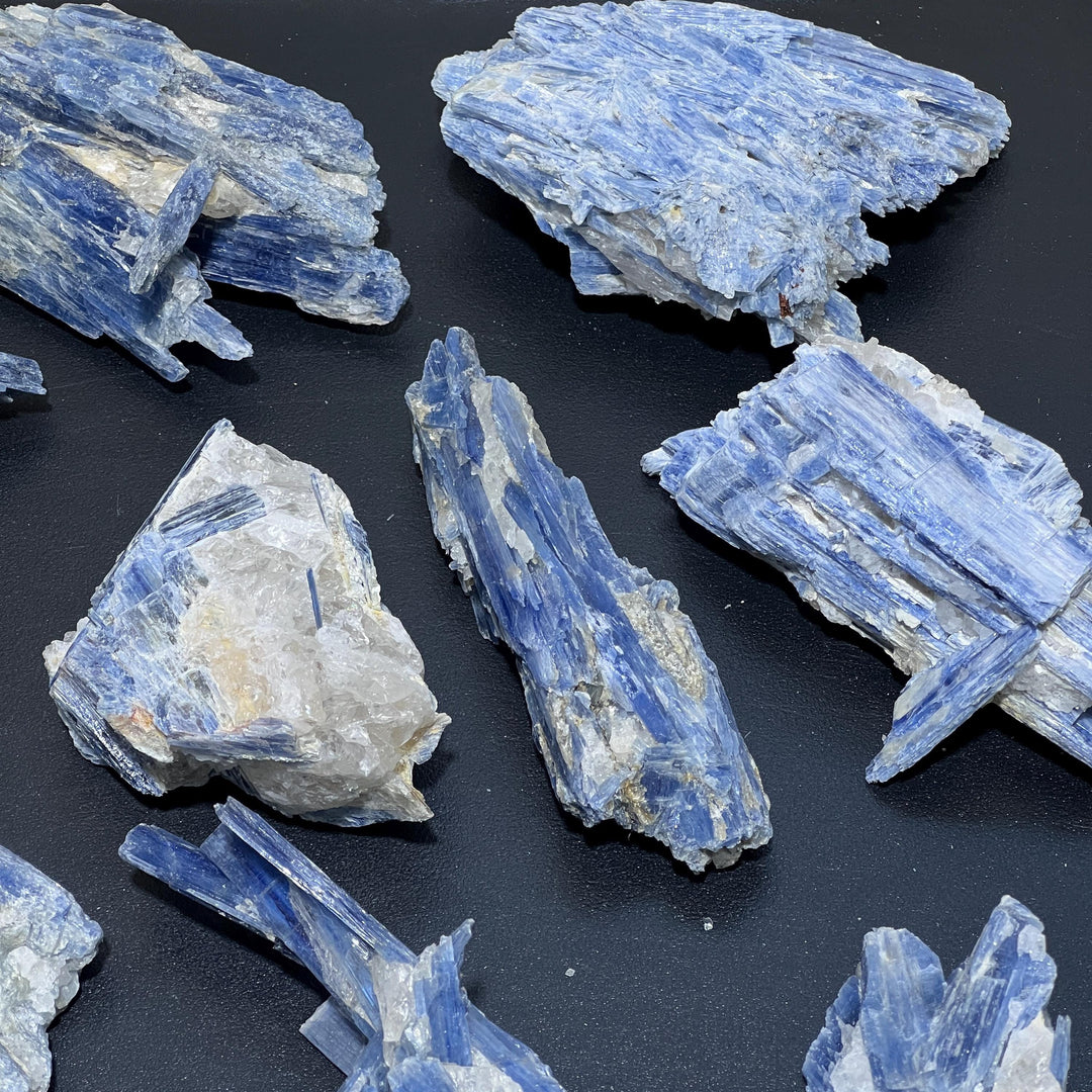 Blue Kyanite Large Crystal (By The Piece Or 1 LB) Rough Raw Clusters In Matrix Bulk Wholesale