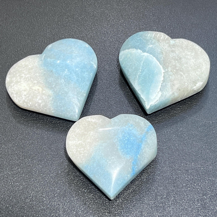 Trolleite Heart Gemstone Decor Carving Supply