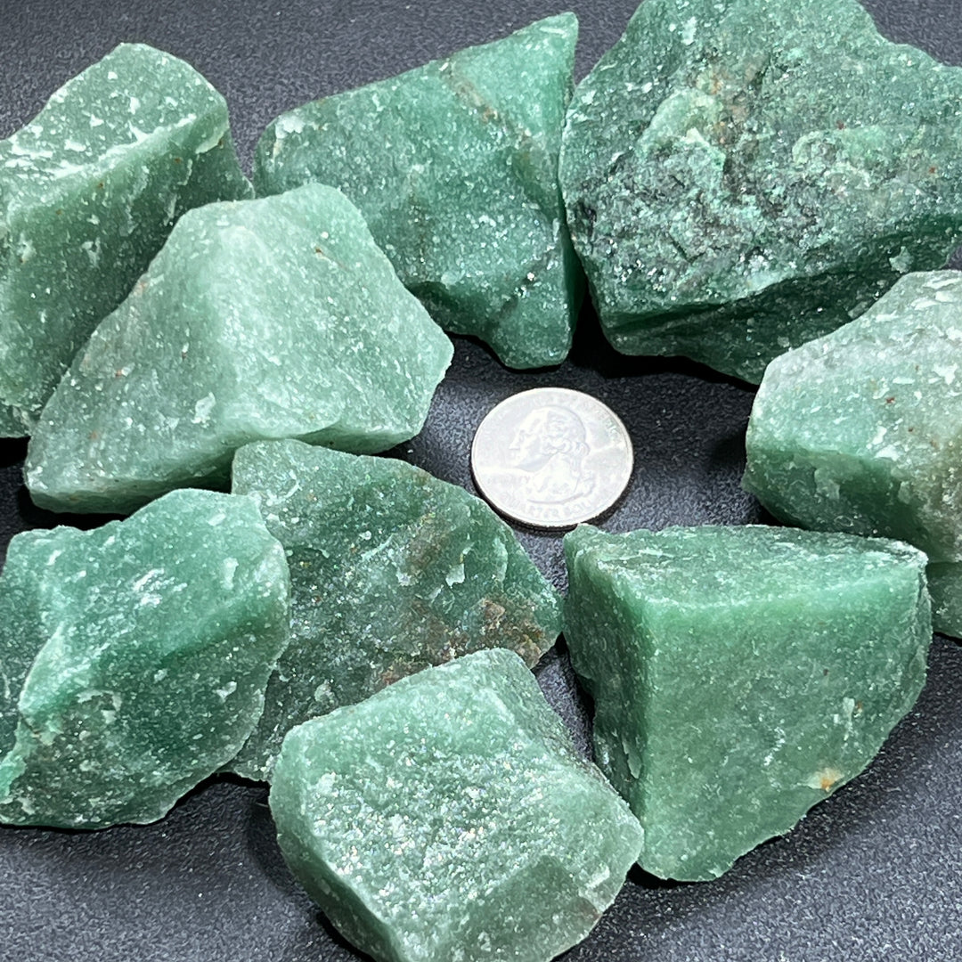 Green Quartz Large Crystal Rough (1/2 lb) 8 oz Bulk Wholesale Lot Half Pound Stones