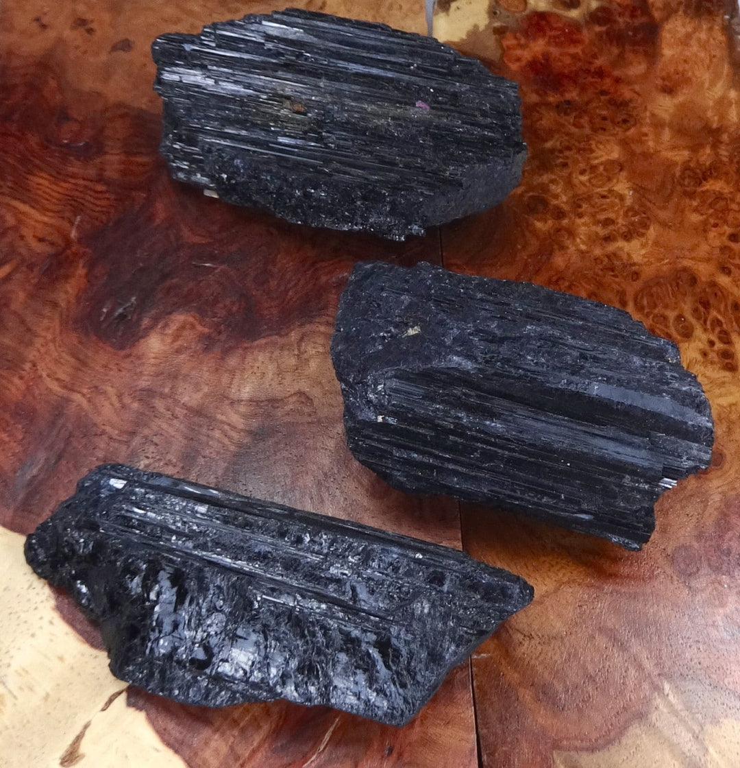 Large Black Tourmaline Crystal 1 KG ( 12-20 Pcs ) Crystal From Brazil