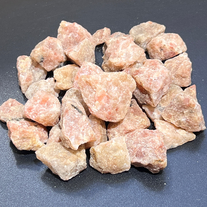 Sunstone Heliolite Rough Crystal (1 LB) One Pound Bulk Wholesale Lot Raw Gemstones