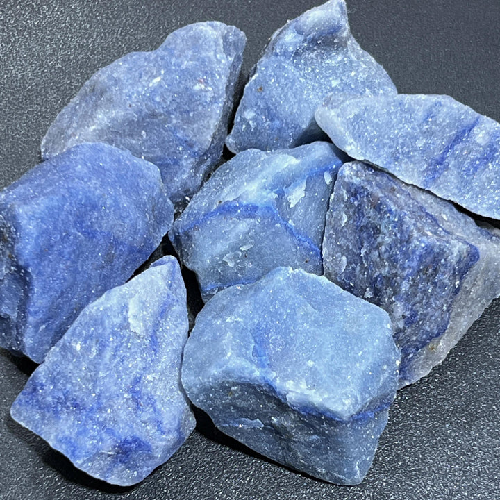 Large Blue Quartz Crystal Rough Raw Stones (By The Piece or Pound) Wholesale