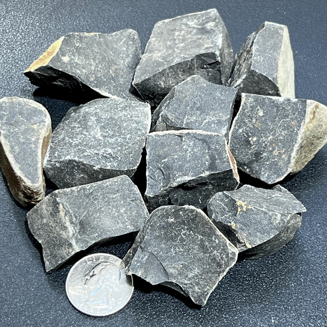 Black Agate Rough Raw Stones (By The Piece or Pound) Wholesale