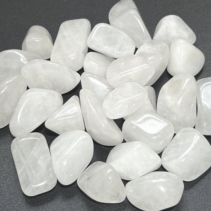 White Quartz Crystal Tumbled Stones (By The Piece or Pound) Wholesale