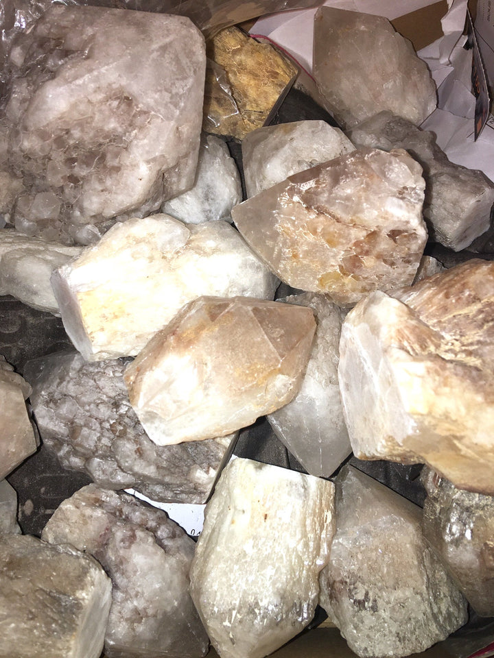 Candle Quartz Standing Crystal Towers Rough (1 Kilo)( 2.2 LBs) Bulk Wholesale Lot Raw Gemstones