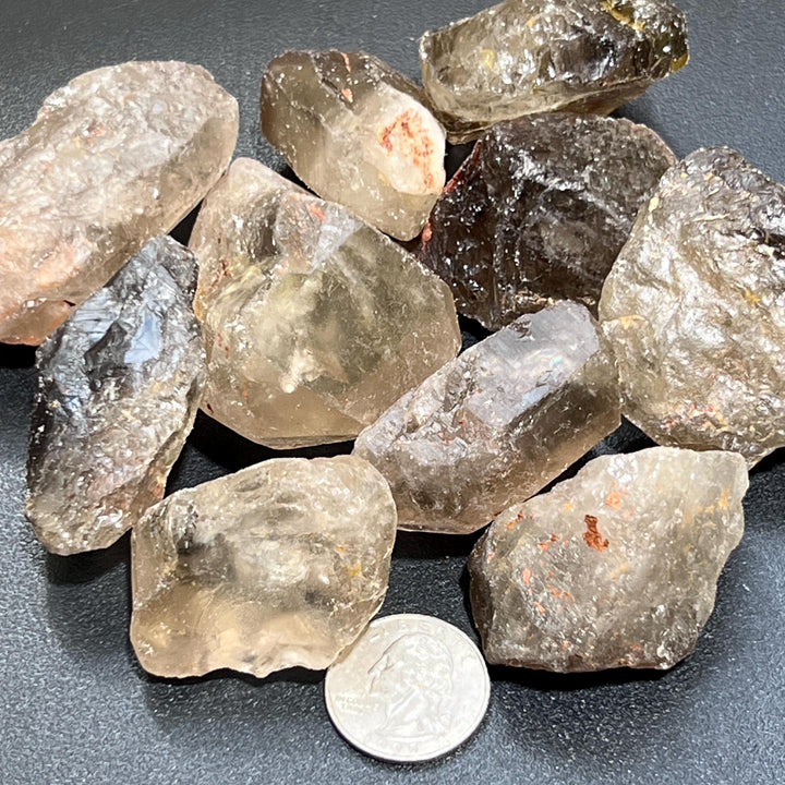 Smoky Quartz Crystal Rough (By The Piece Or Pound) Bulk Wholesale Lot Raw Gemstones