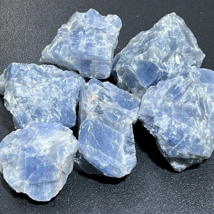 Blue Calcite Crystal Rough Raw Stones (By The Piece or Pound) Wholesale