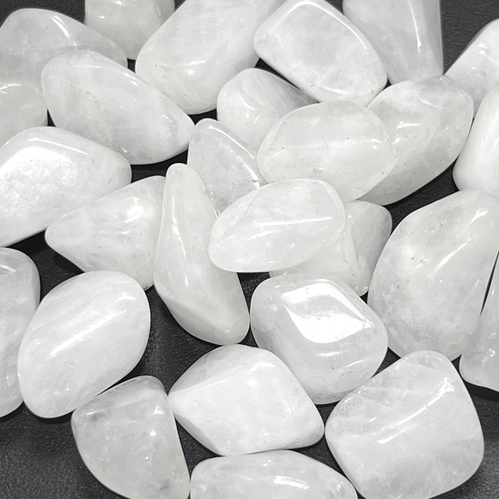 White Quartz Crystal Tumbled Stones (By The Piece or Pound) Wholesale