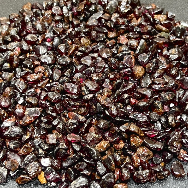 Red Garnet Tumbled Small Chips (1 LB) One Pound Bulk Wholesale Lot Tiny Raw Natural Gemstones