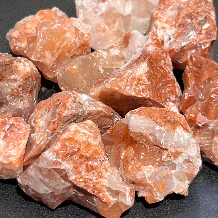 Red Calcite Crystal Rough (1 Kilo)( 2.2 LBs) Bulk Wholesale Lot Raw Gemstones