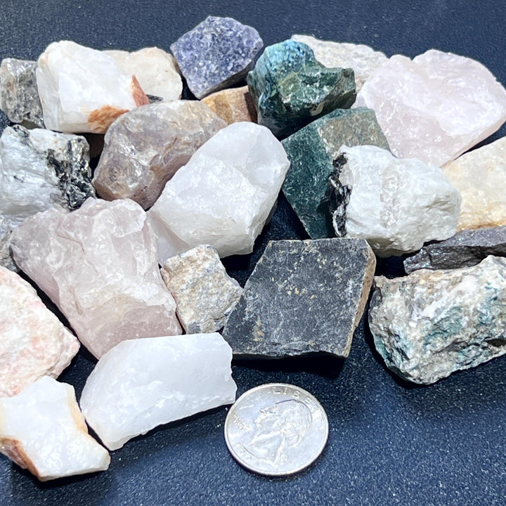 Bulk Clearance Discount Rough Raw Crystals Stones (5 or 10 Pounds) Mix Wholesale Lot