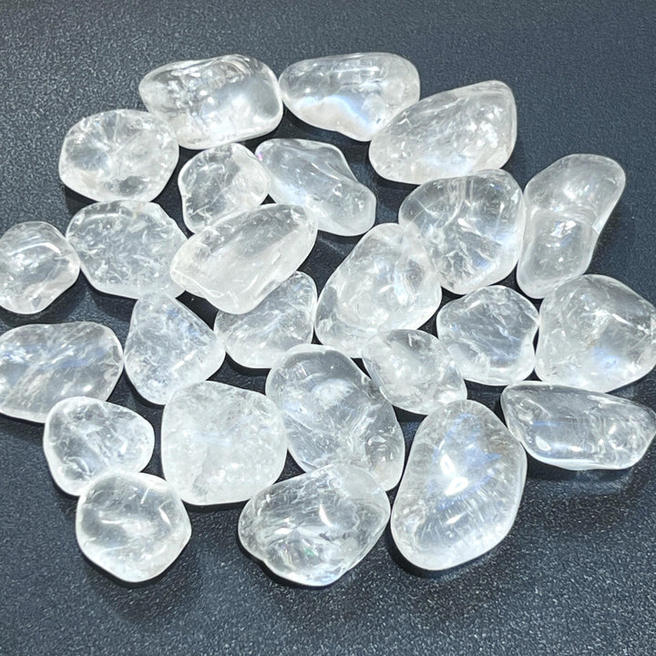 Clear Quartz Crystal Tumbled Stones (By The Piece or Pound) Wholesale