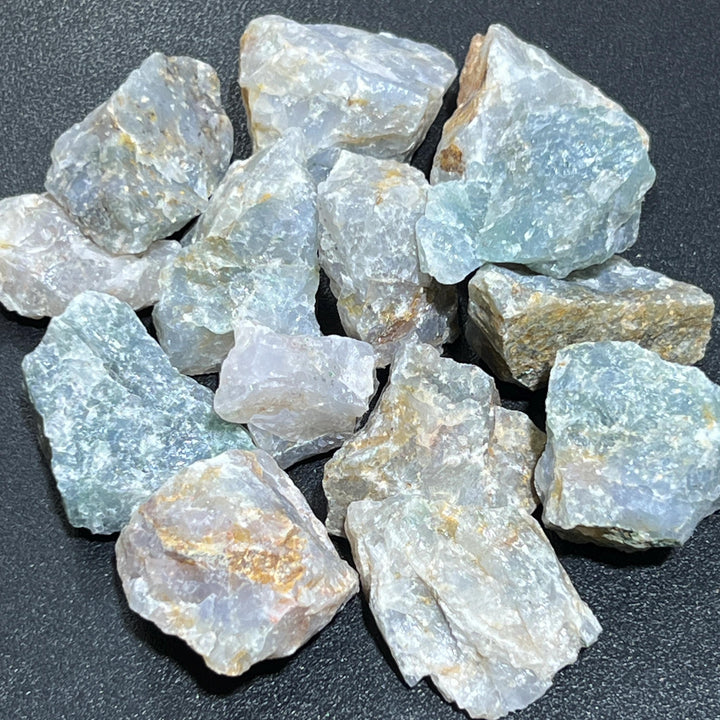 Sky Blue Quartz Rough Raw Crystal Stones (By The Piece or Pound) Wholesale