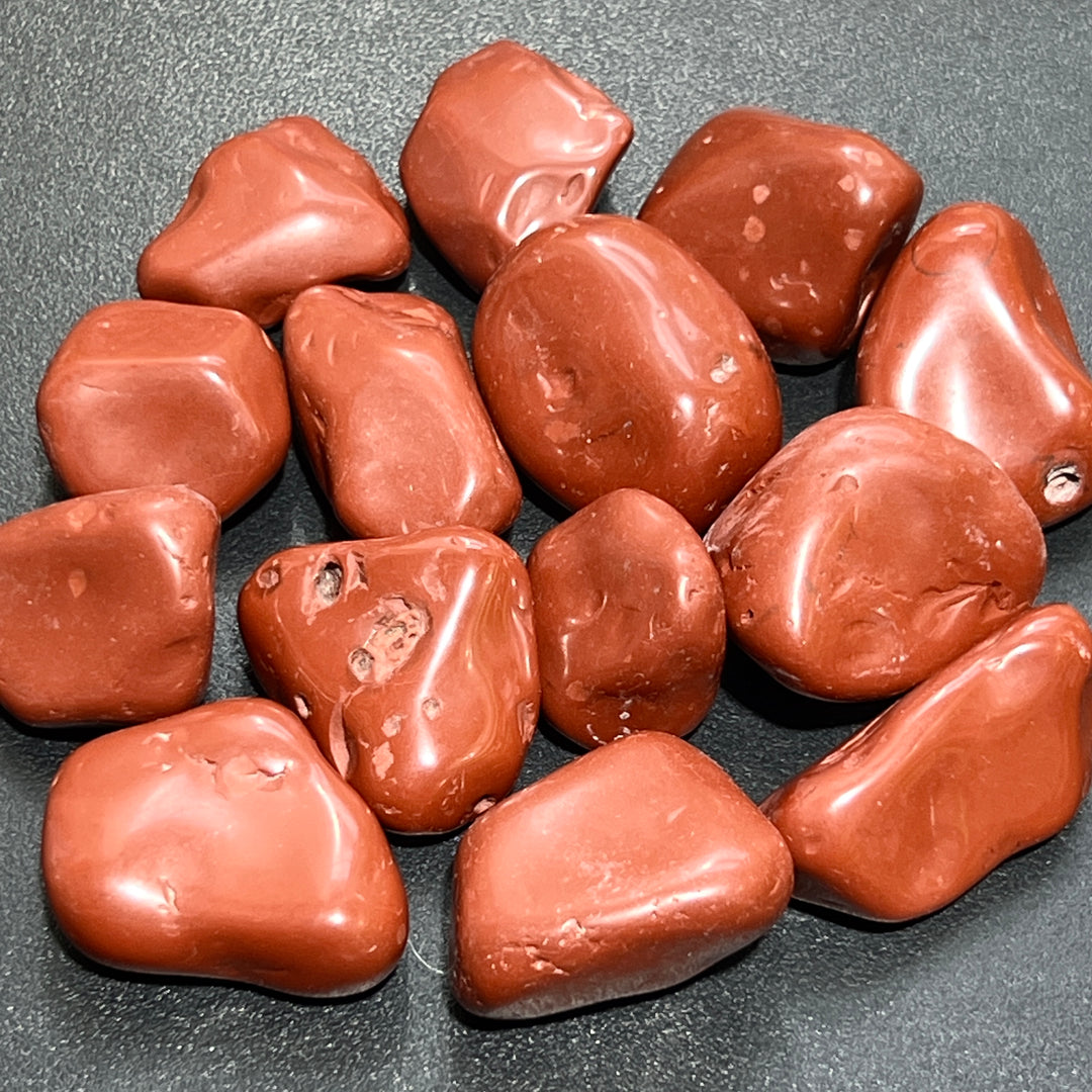 Red Jasper Large Tumbled (3 Pcs) Polished Natural Gemstones Healing Crystals And Stones