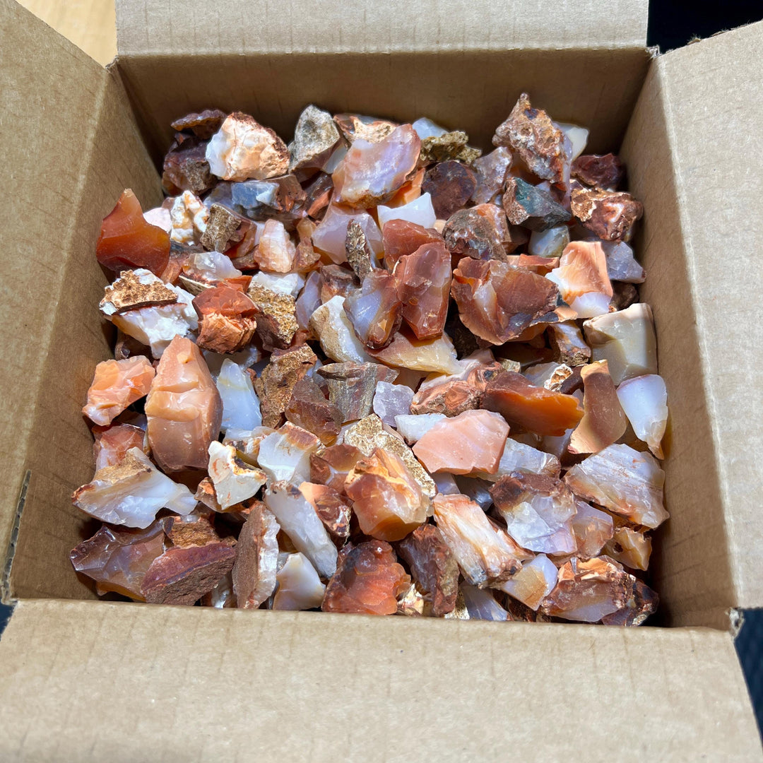 Madagascar Red Carnelian Agate Crystal Rough Raw Stones (By The Piece or Pound) Wholesale