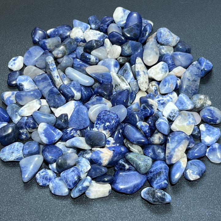 Sodalite Tumbled Stones Small (10-15mm)(1 LB) One Pound Bulk Wholesale Lot