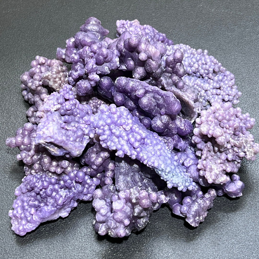 Purple Grape Agate Crystal Clusters (By The Piece Or Gram) Gemstone Decor Supply Wholesale