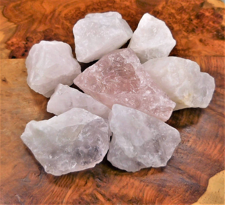 Bulk Wholesale Lot 1 Kilo (2.2 LBs) Rough Rose Quartz Pink Crystal Raw Stones Natural Gemstones