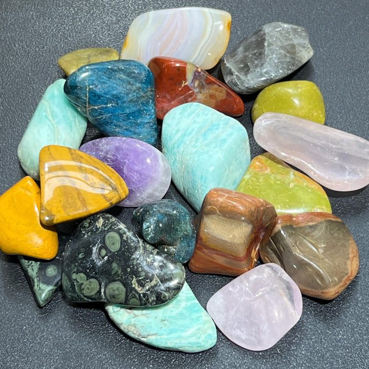 Tumbled Stones And Crystals Mix (By The Ounce or Pound) Madagascar Wholesale