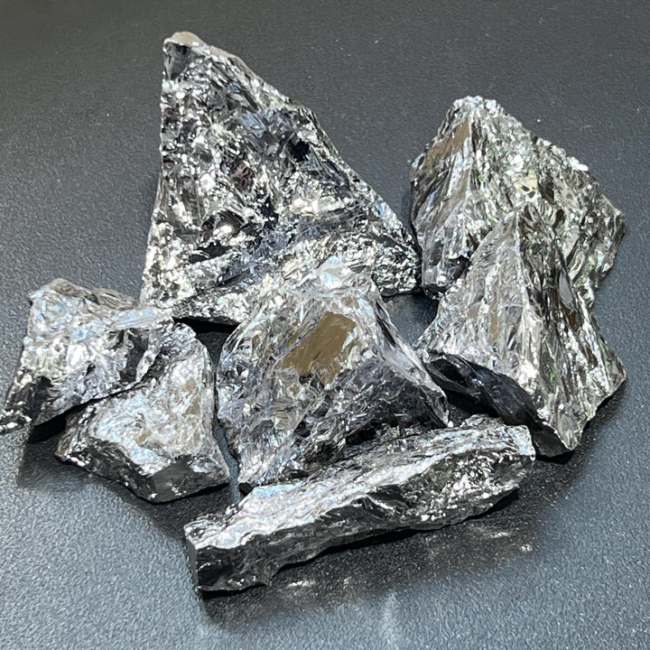 Silver Silicon Rough Raw Man-Made Stones (By The Piece Or Pound) Wholesale