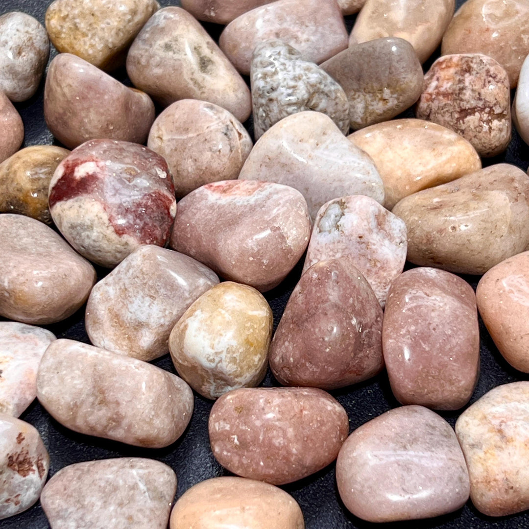 Pink Amethyst Crystal Tumbled Stones (By The Piece or Pound) Wholesale