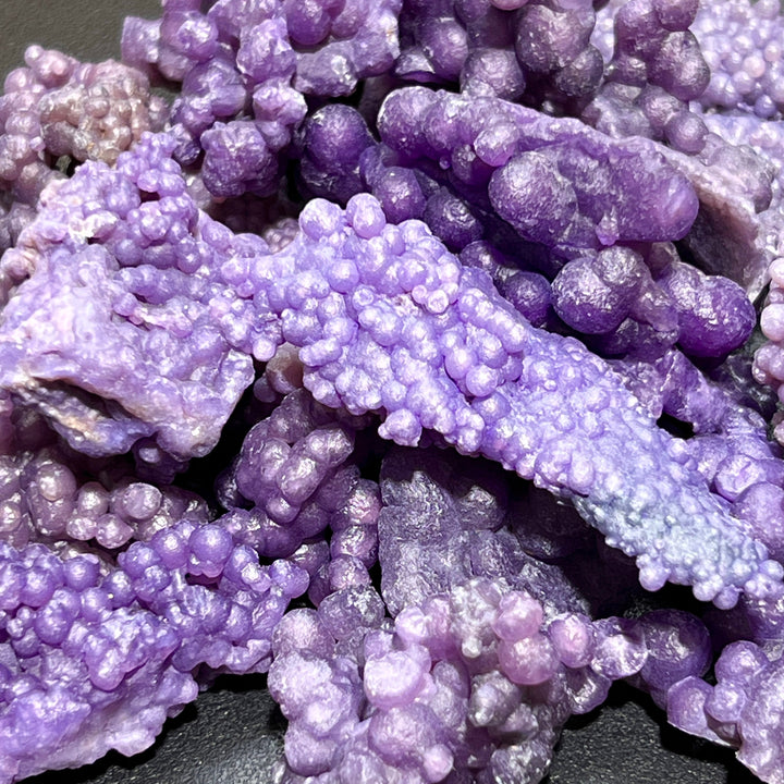 Purple Grape Agate Crystal Clusters (By The Piece Or Gram) Gemstone Decor Supply Wholesale