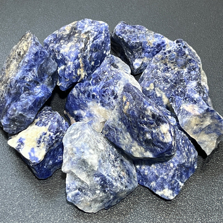 Blue Sodalite Rough (1 LB) One Pound Bulk Wholesale Lot Raw Gemstones