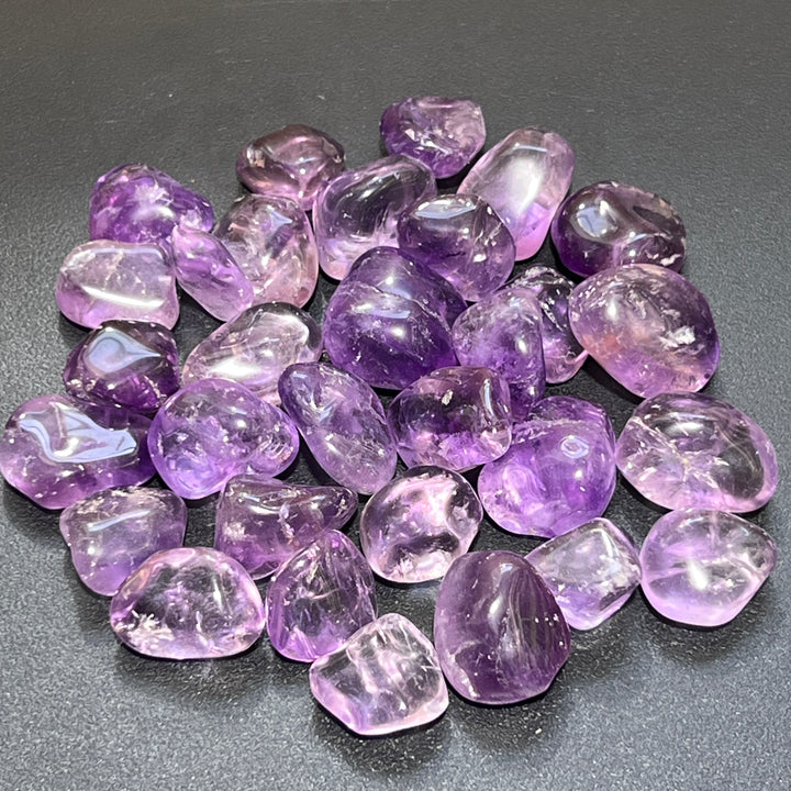 Amethyst Crystal Tumbled (1 Kilo)(2.2 LBs) Bulk Wholesale Lot Polished Gemstones