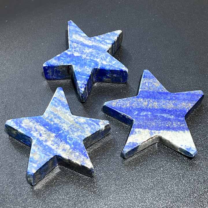 Lapis Lazuli Star Carving Gemstone Crystal Home Decor Supply