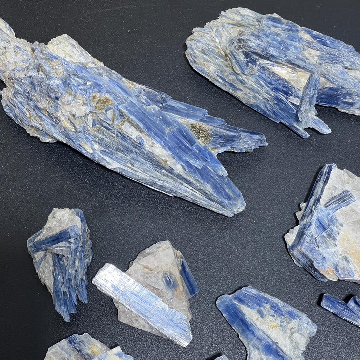 Blue Kyanite Large Crystal (By The Piece Or 1 LB) Rough Raw Clusters In Matrix Bulk Wholesale