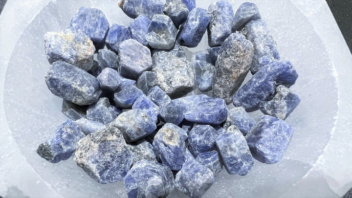 Bulk Wholesale Lot 25 Grams Blue Sapphire Rough Raw Stones Natural Gemstones Crystals