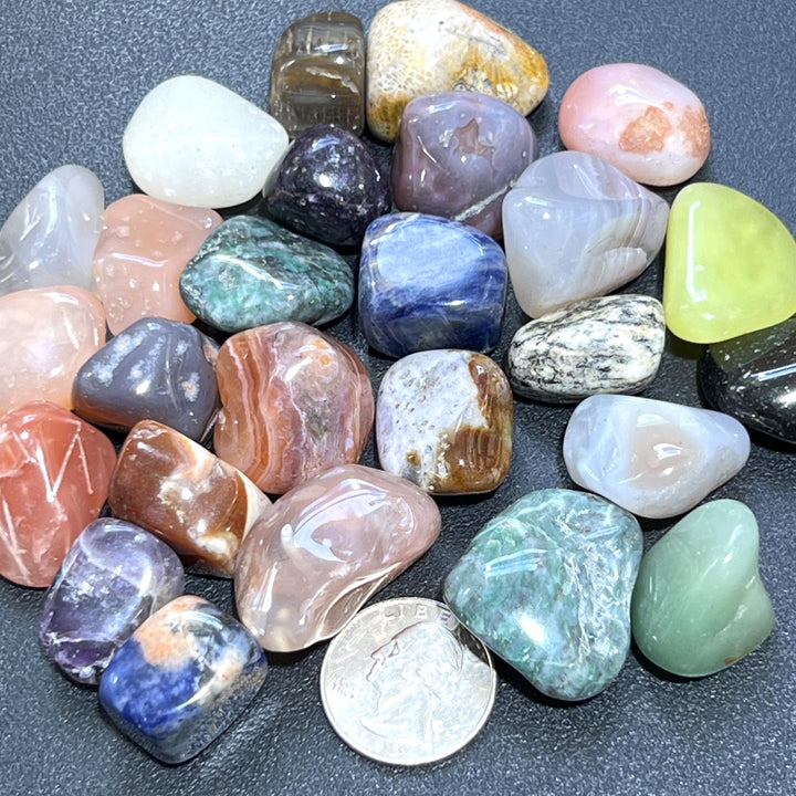 Mixed Tumbled Stones (By The Ounce or Pound) Wholesale