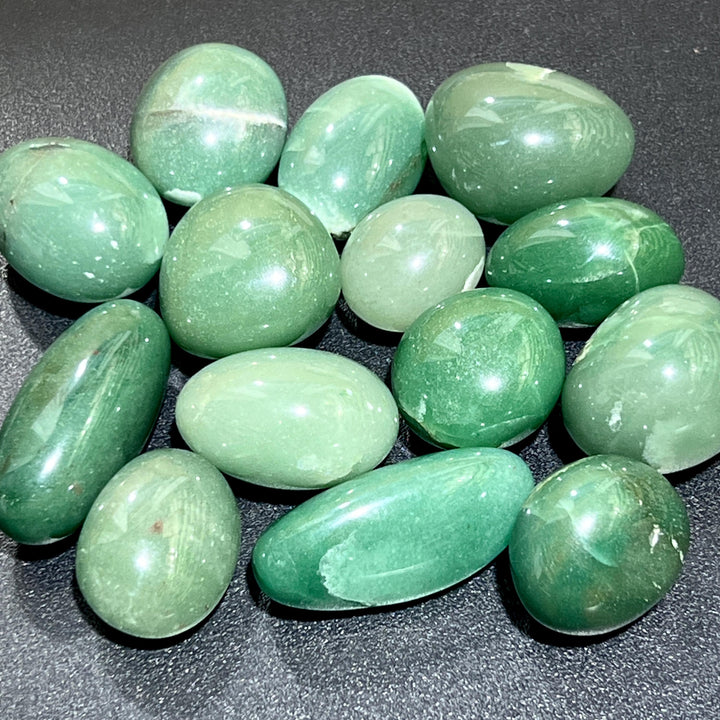 Green Quartz Tumbled (By The Piece Or Pound) Bulk Wholesale Lot Polished Gemstones