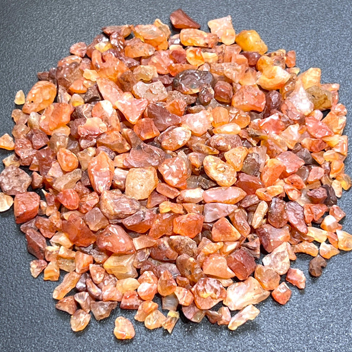 Red Carnelian Agate Small Tumbled Stones (By The Ounce or Pound) Wholesale