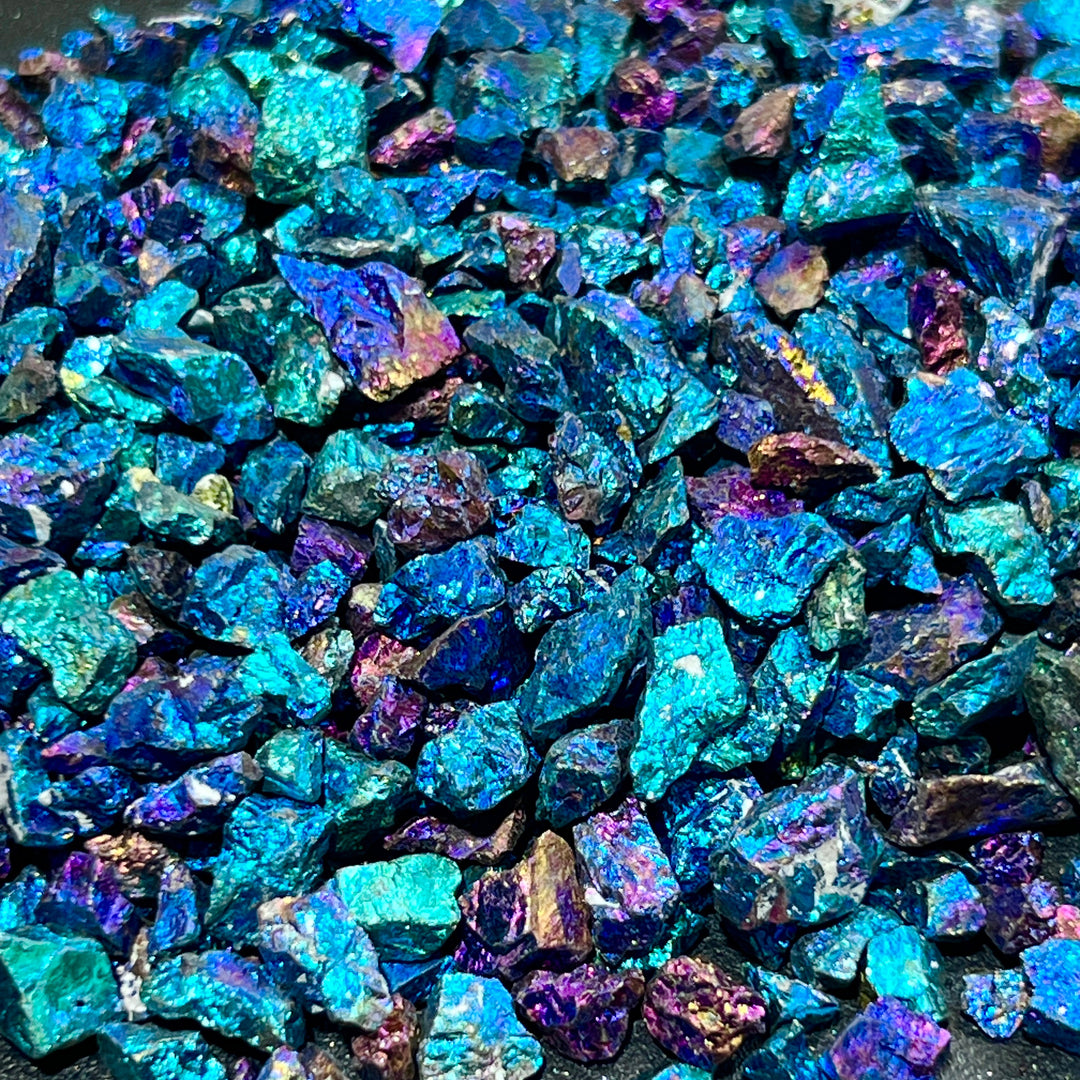 Chalcopyrite Peacock Ore Rough (1 Kilo)( 2.2 LBs) Bulk Wholesale Lot Raw Gemstones