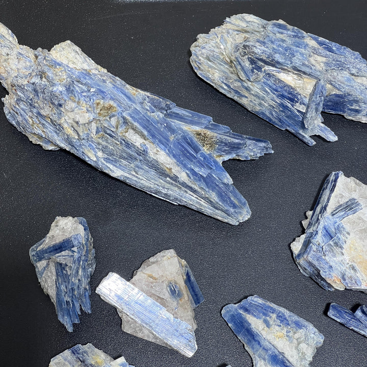 Blue Kyanite Large Crystal (By The Piece Or 1 LB) Rough Raw Clusters In Matrix Bulk Wholesale