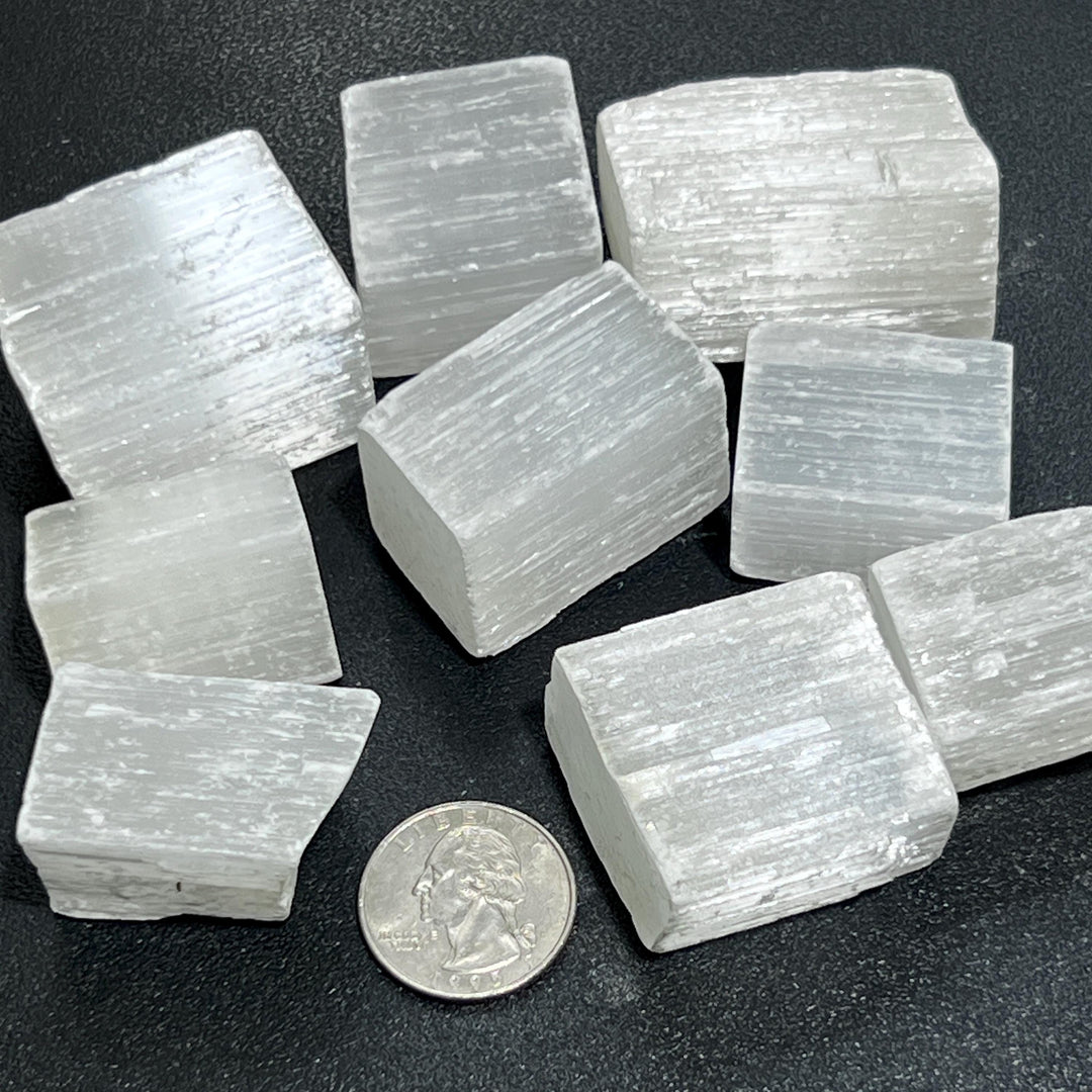 Selenite Crystal Rough Raw Stones (By The Piece or Pound) Wholesale