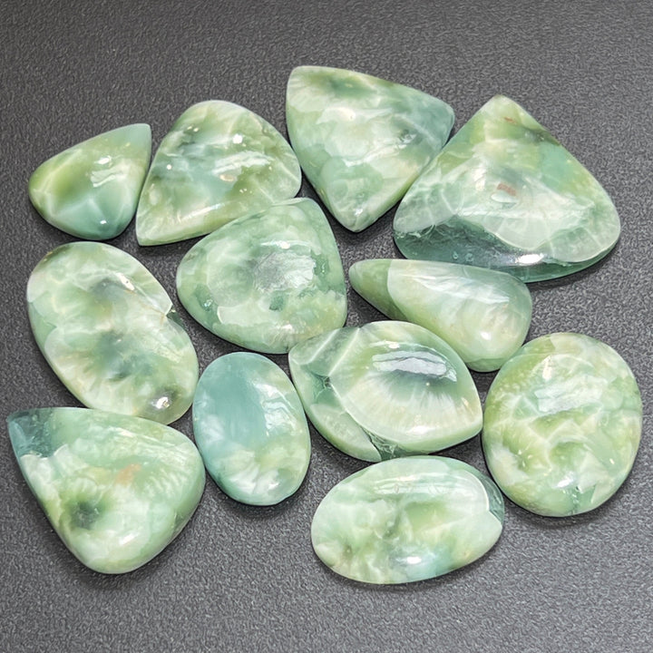 Hemimorphite (Electric Calamine) Cabochons Wholesale Lot Jewelry Cab Supply