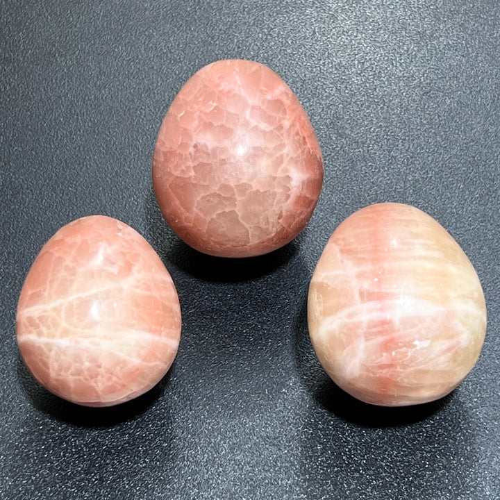 Rose Red Calcite Crystal Egg Polished Carving Wholesale