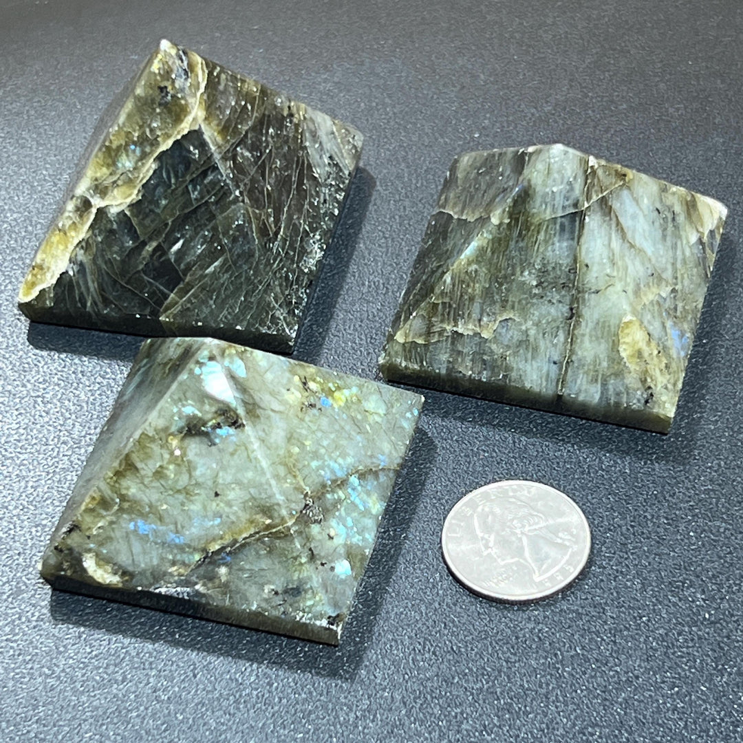 Labradorite Pyramid Crystal Carving Wholesale