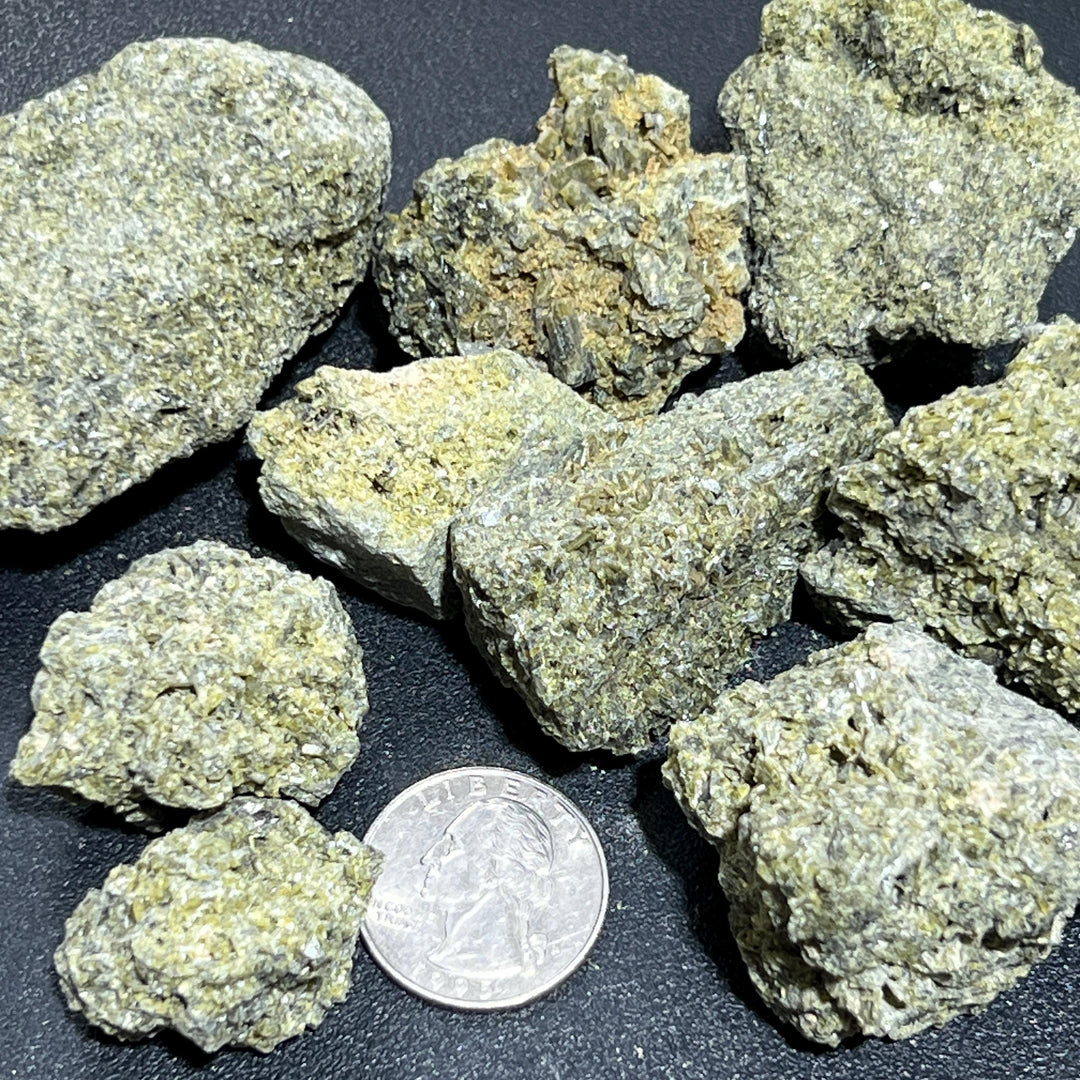 Green Epidote Crystal Rough Raw Stones (By The Piece or Pound) Wholesale