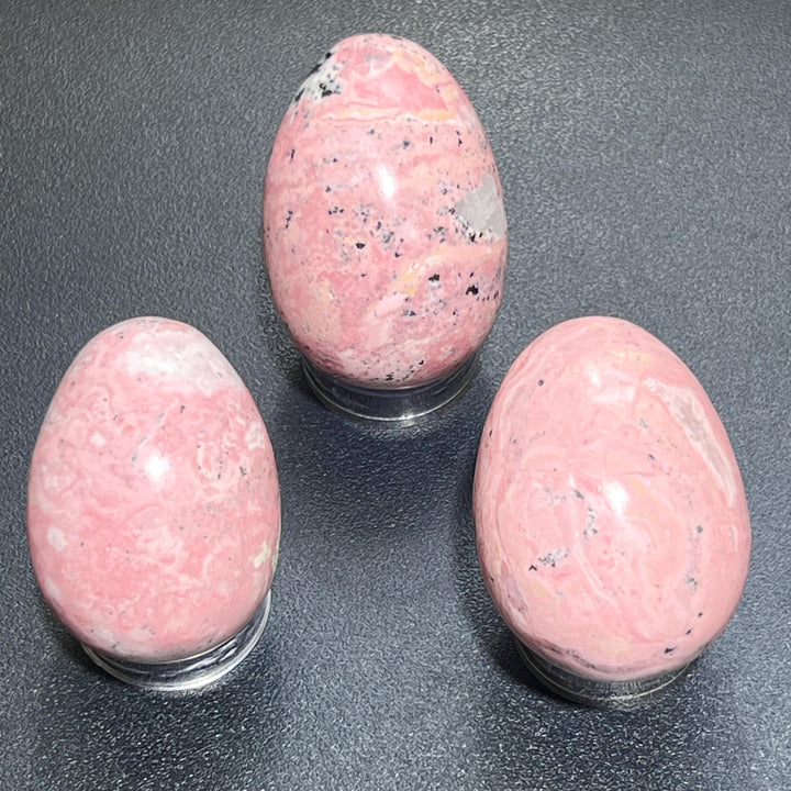 Pink Rhodonite Crystal Egg Carving Wholesale