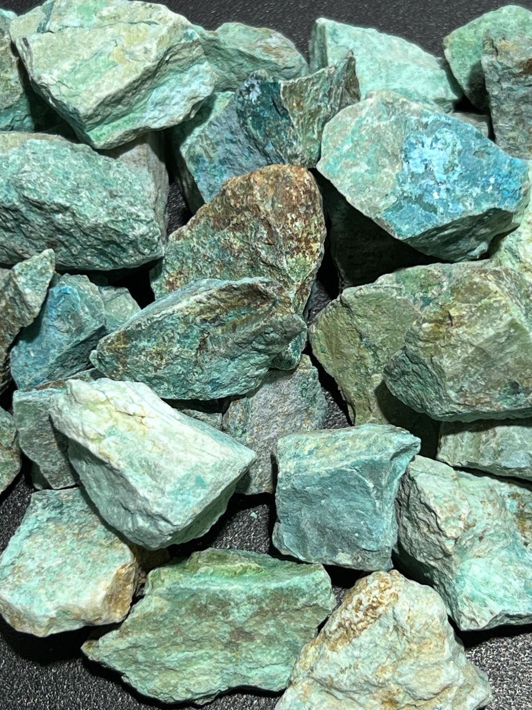 Chrysocolla Rough (1 Kilo)( 2.2 LBs) Bulk Wholesale Lot Raw Gemstones